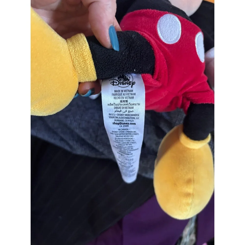 DISNEY STORE Large 21 1/4 Inches‎ Mickey and Minnie Mouse Plush Dolls